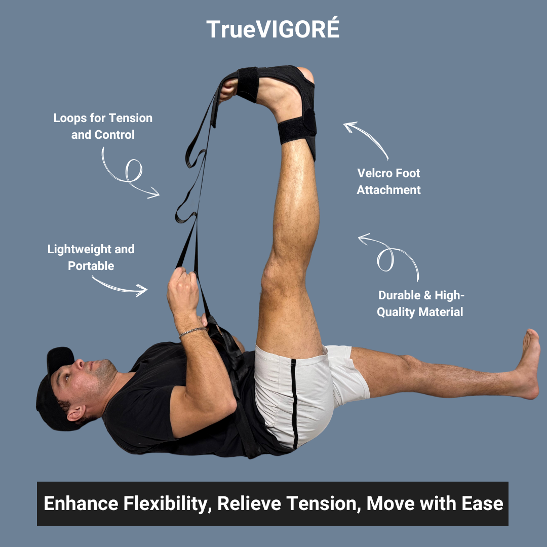 TrueVIGORÉ - Stretching Strap for Mobility and Flexibility